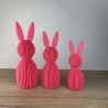 Veľkonočný zajac SET 11cm + 13cm + 15cm