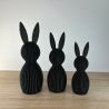 Veľkonočný zajac SET 11cm + 13cm + 15cm