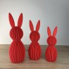Veľkonočný zajac SET 11cm + 13cm + 15cm
