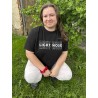 Croptop s reflexnou potlačou LIGHTMODE – štýl, čo svieti
