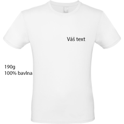 Tričko s vlastným textom 190g