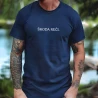 Tričko "Škoda reči." Navy Blue